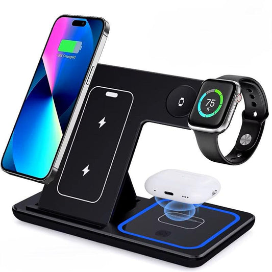 Fast Wireless Charger Stand 3 in 1 - upzone